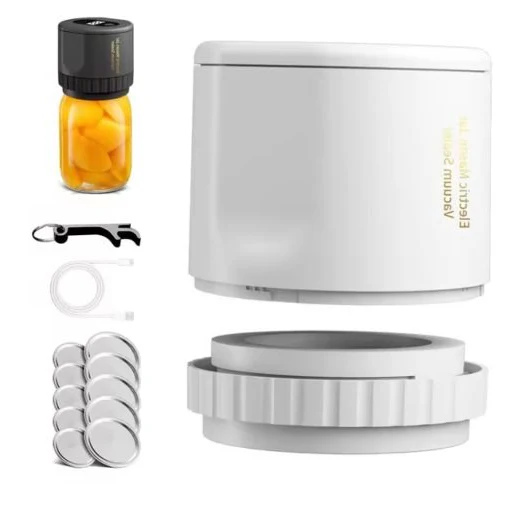 Electric Mason Jar Vacuum Sealer Kit | Cordless & Efficient Vacuum System for Mason Jars – Easy Food Preservation - Image 2