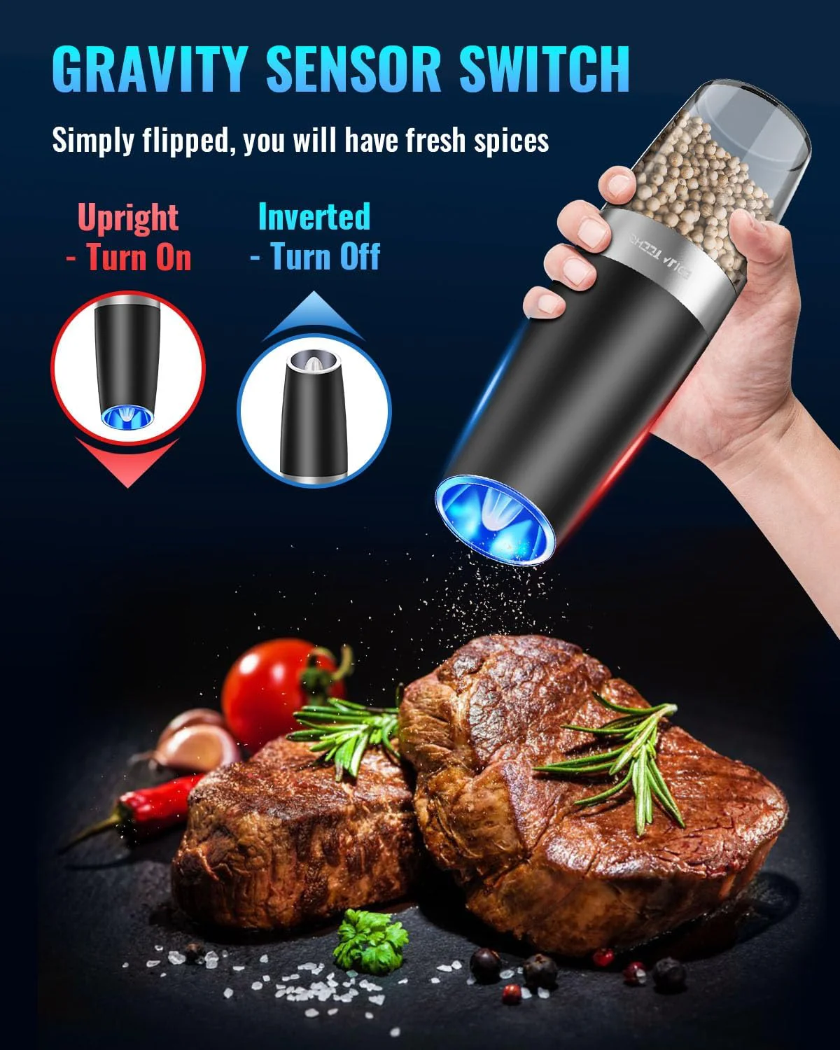 Electric Salt And Pepper Grinder - Image 3