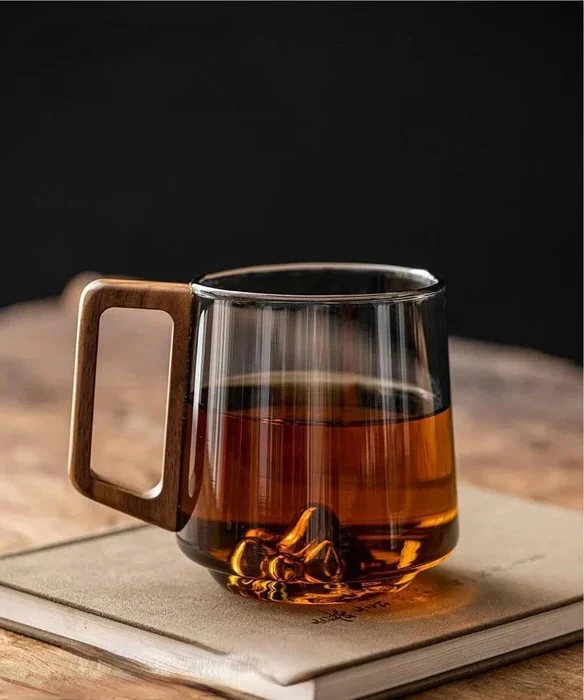 Elegant Glass Cup with Handle - Image 4