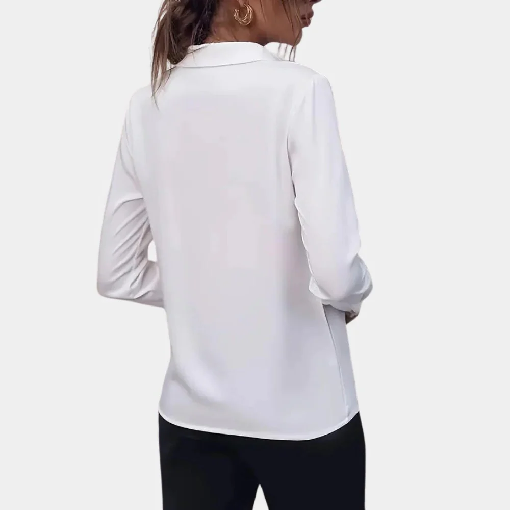 Elegant Plain Ladies Blouse - Image 6