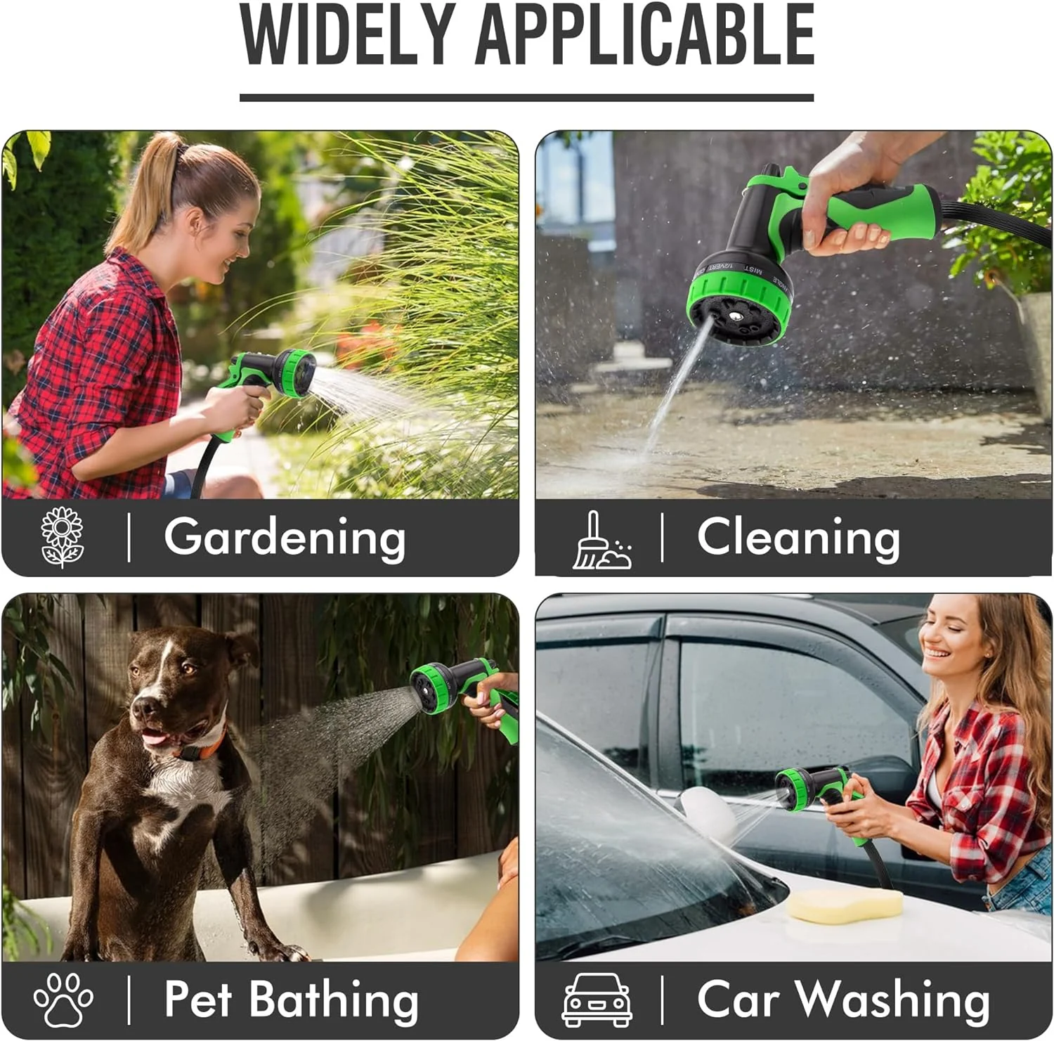 Expandable Garden Hose With 10 Functions Spray Nozzle - Image 8