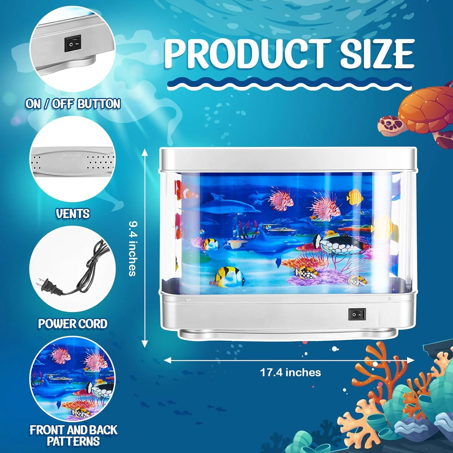 Fake Fish Tank Aquarium - Image 4