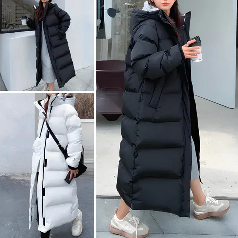Fashionable and windproof long jacket - Image 5