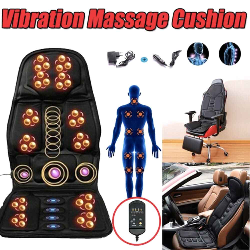 Fashionable Massage Chair Cushion With Heated Neck Pillow - Image 8