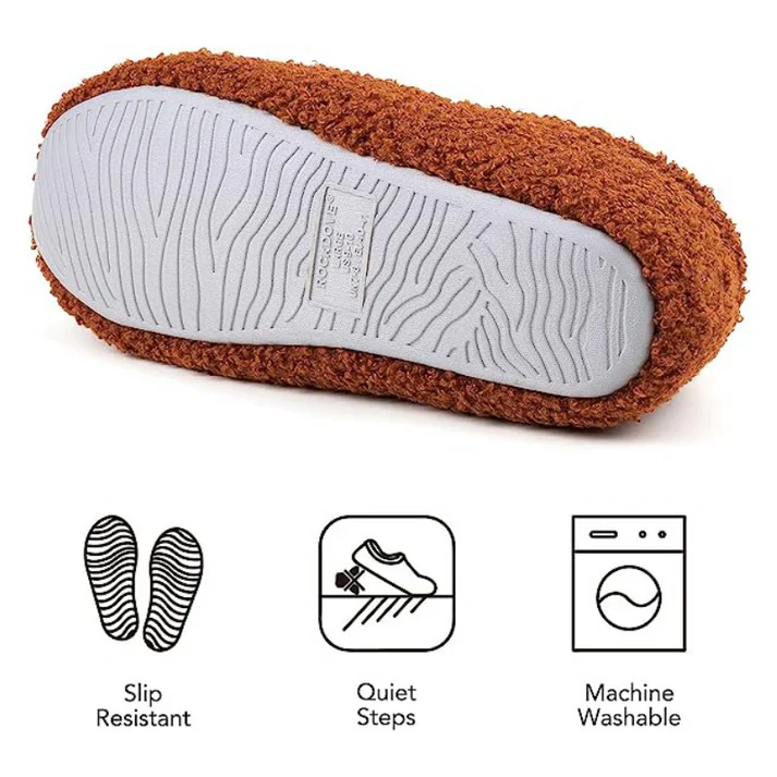 Fleeced Closed Back Indoor Slipper - Image 9