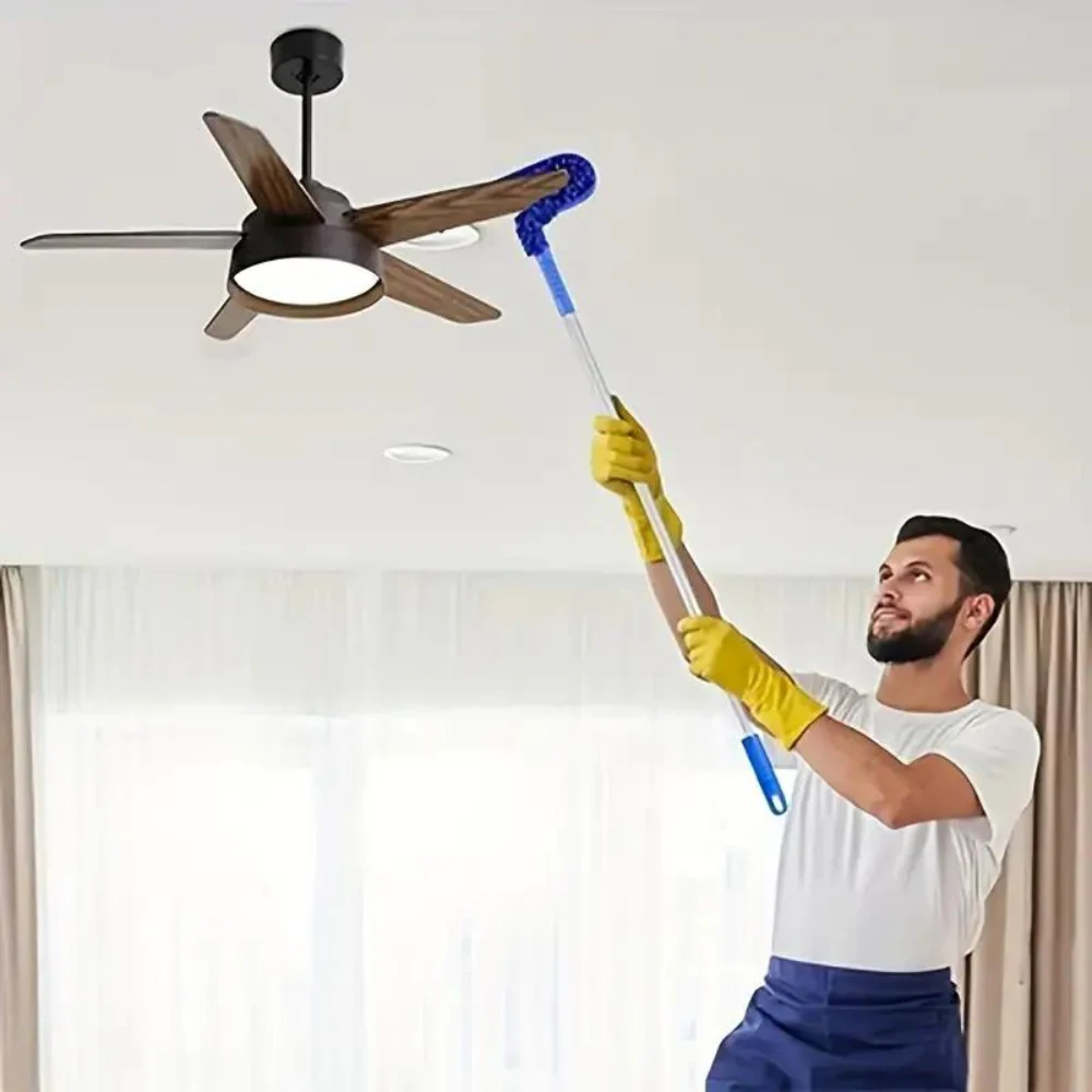 Flexible Extendable High Reach Microfiber Ceiling Fan Duster - Image 10