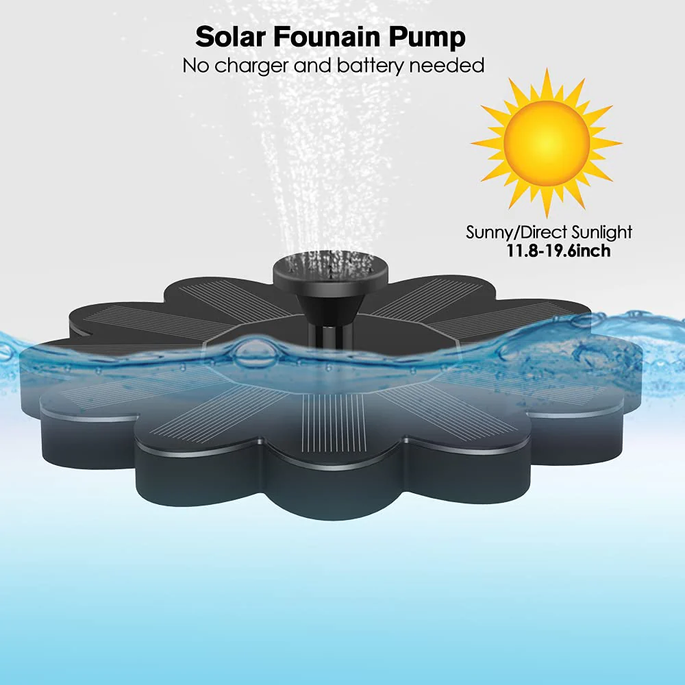 Flower-Shaped Water Fountain For Ponds And Pools - Image 3