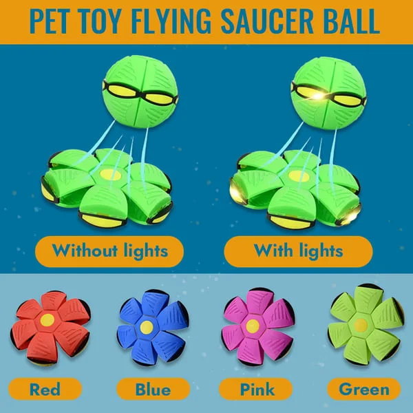 Flying Saucer Ball Dog Toy - Image 5