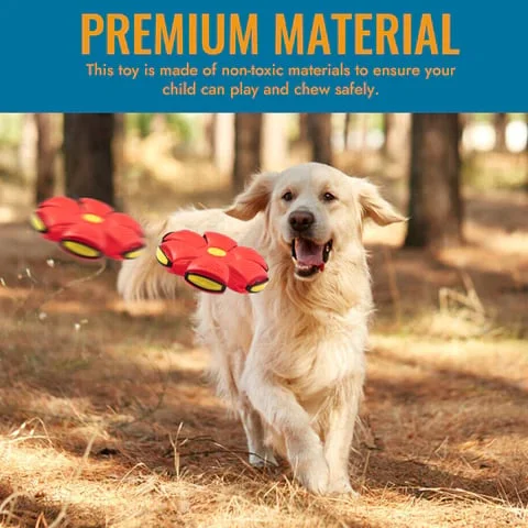 Flying Saucer Ball Dog Toy - Image 9