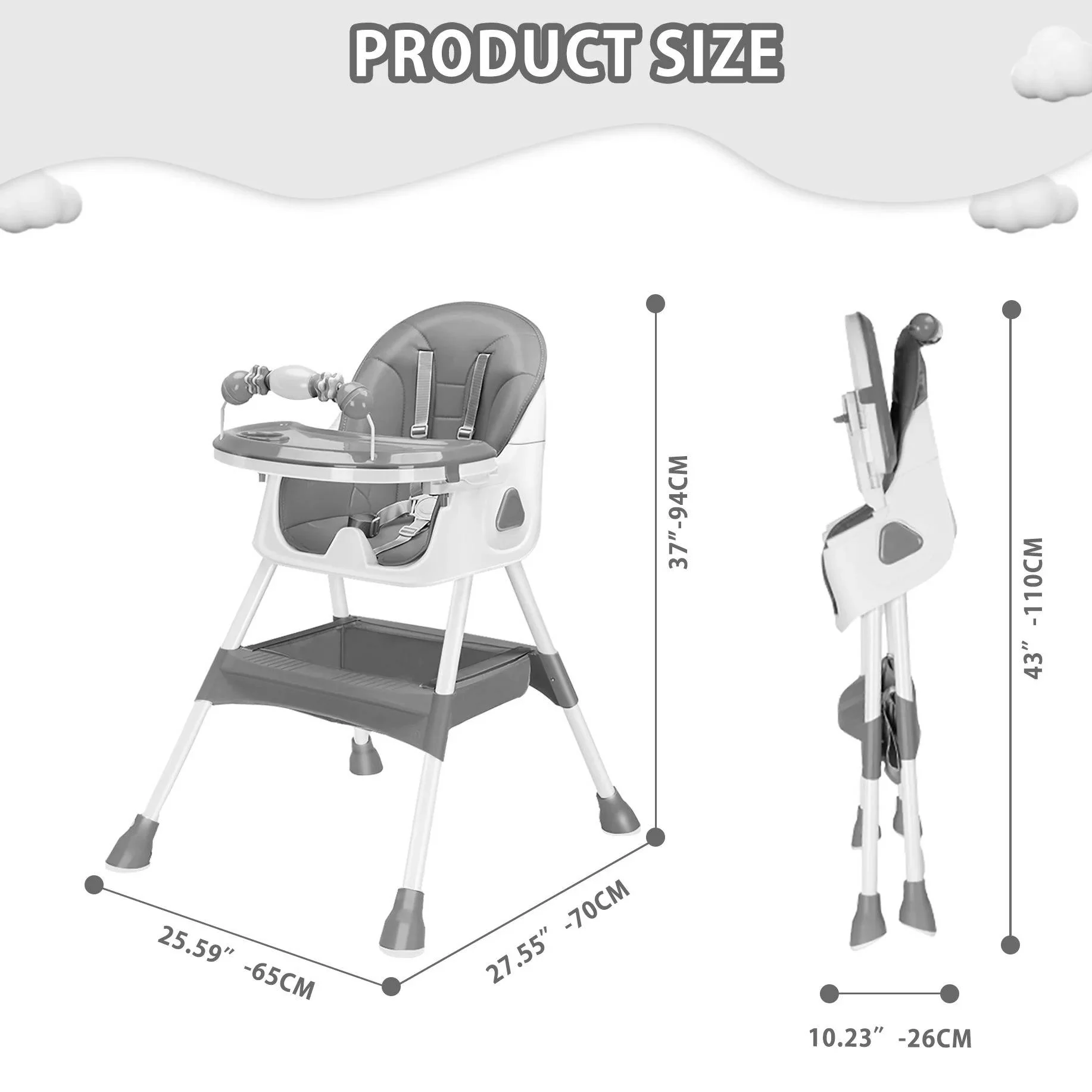 Foldable Baby High Chair - Image 7