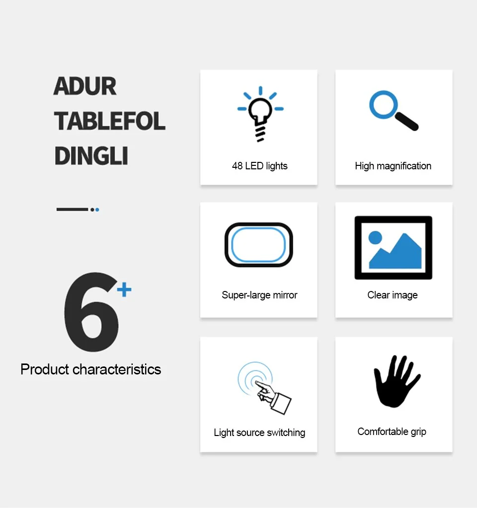 Foldable LED Magnifying Glass - Image 5