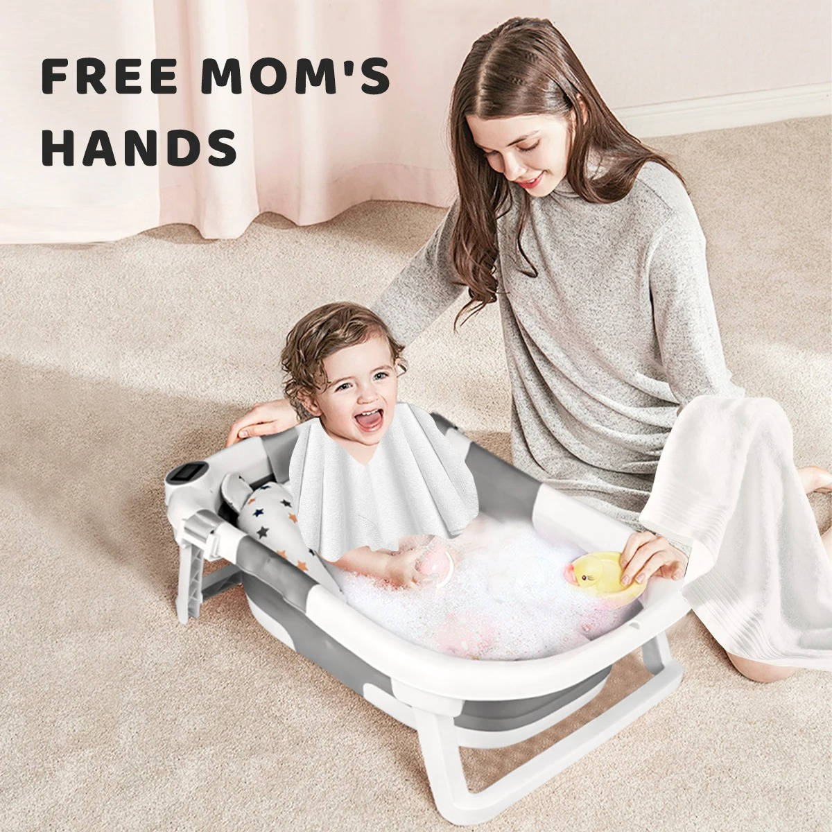 Foldable Newborn Bathing Tub - Image 3