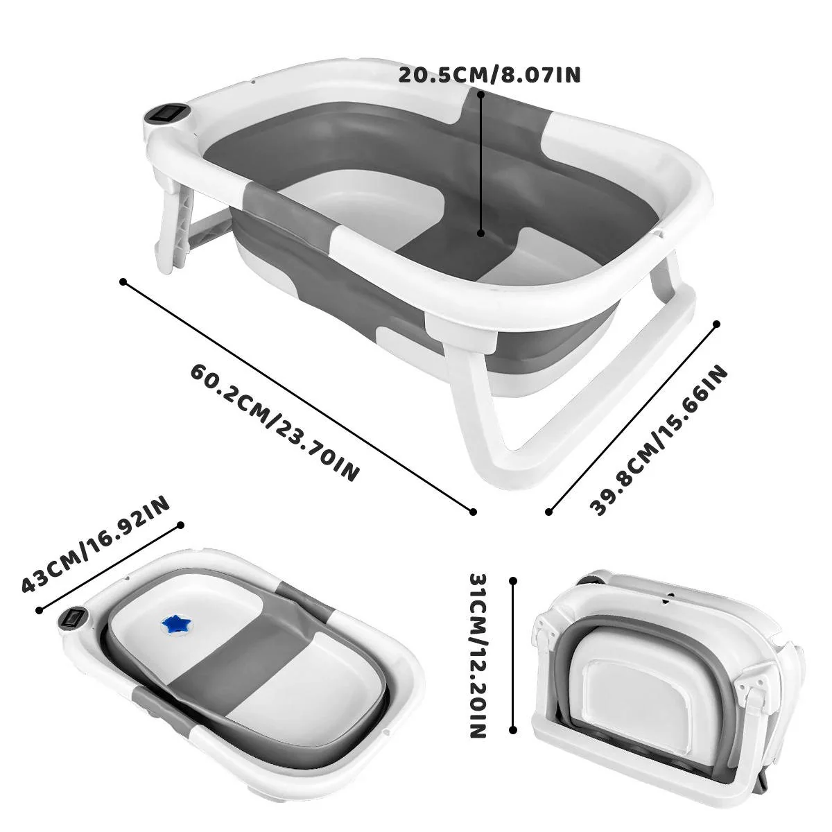 Foldable Newborn Bathing Tub - Image 9