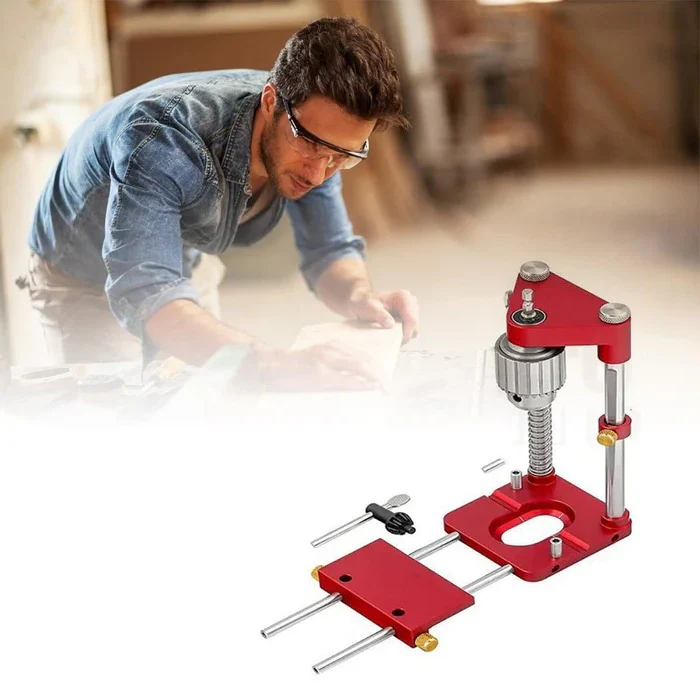 Freely Adjustable Drilling Locator - Woodworking Drilling Template Guide Tool Home - Image 6