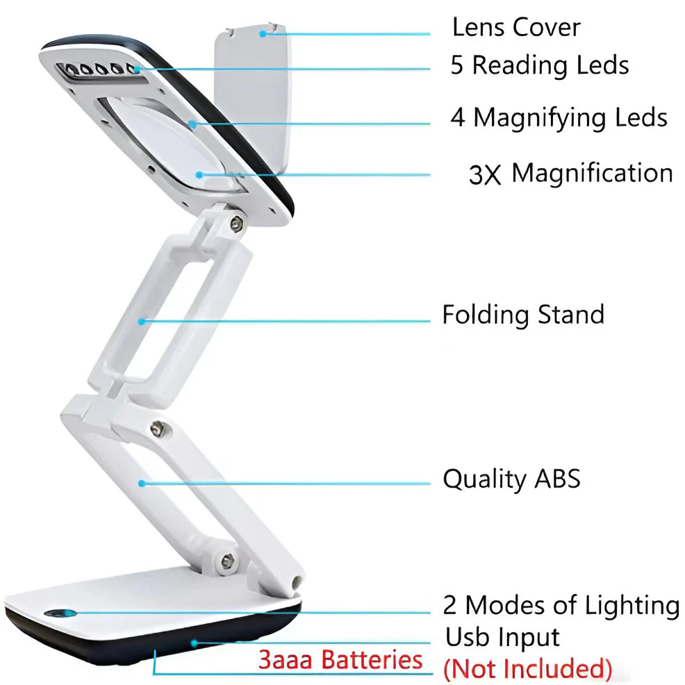 Full-Page Floor Magnifying Lamp - Image 2