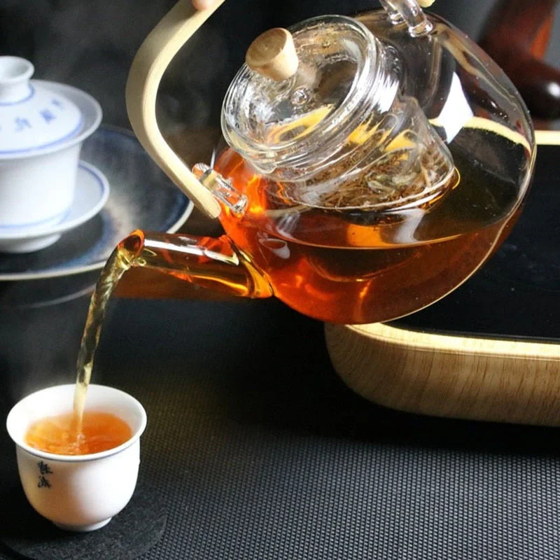 Glass Teapot Heat-Resistant Borosilicate Glass Teapot Boiling Teapot - Image 2