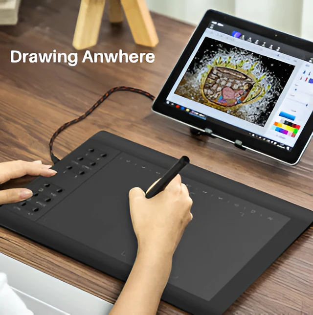 Graphic Tablet Drawing Pad Digital Pen - Image 4