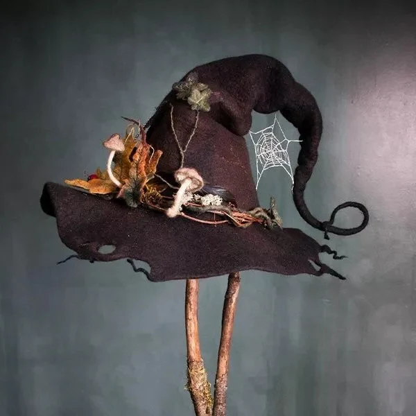 Halloween Party Felt Witch Hats - Image 2