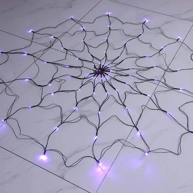 Halloween Spider Web Lights Outdoor - Image 6