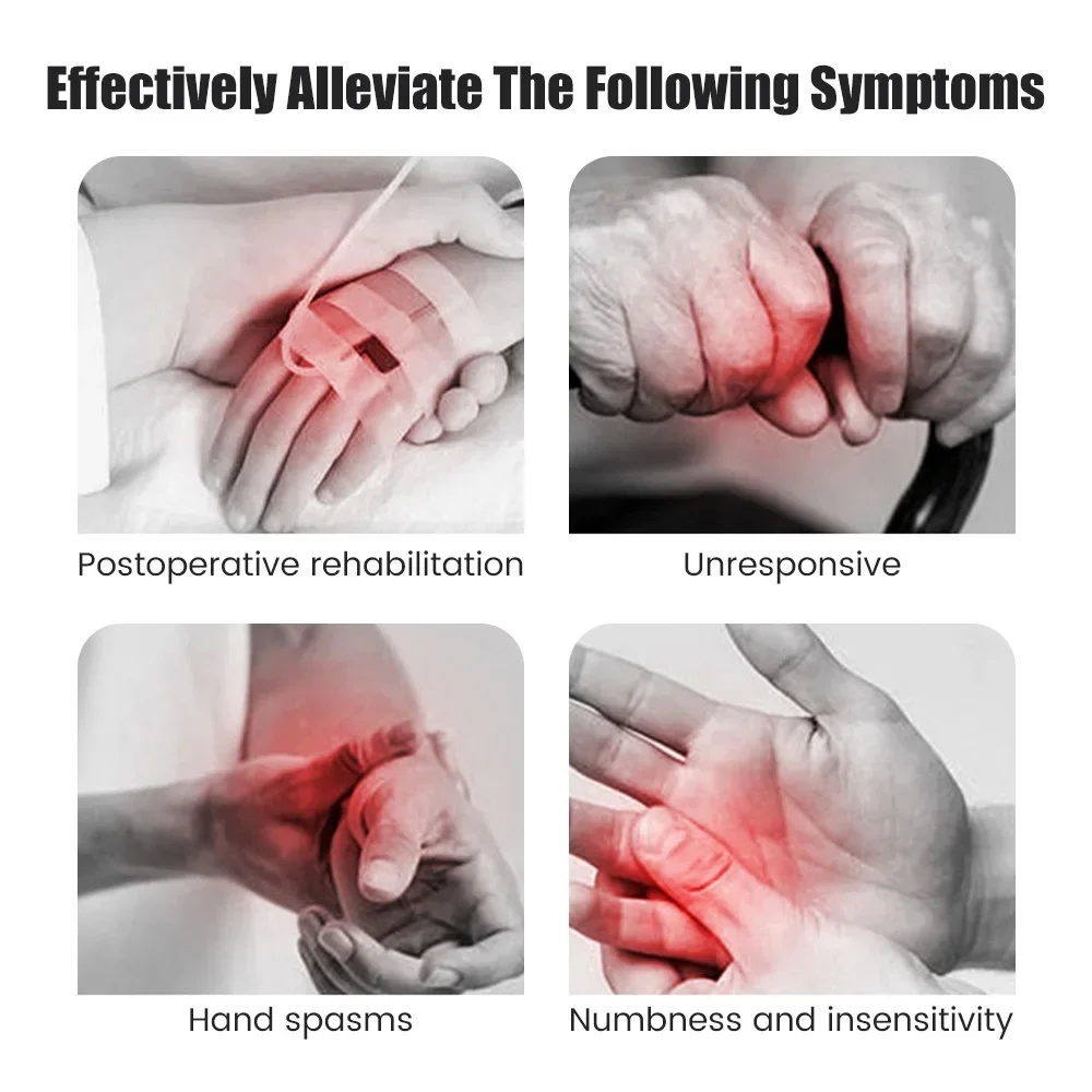 Hand Finger Rehabilitation Exerciser Robot Gloves Stroke Hemiplegia Cerebral Infarction Training Equipment Therapy - Image 5