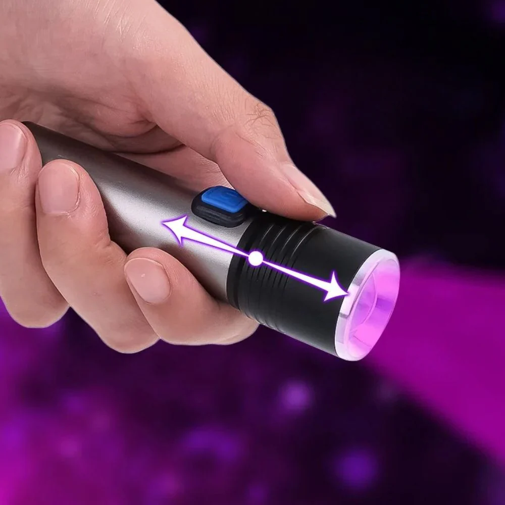 Handheld Blacklight UV Ultraviolet Urine Detector Flashlight - Image 3