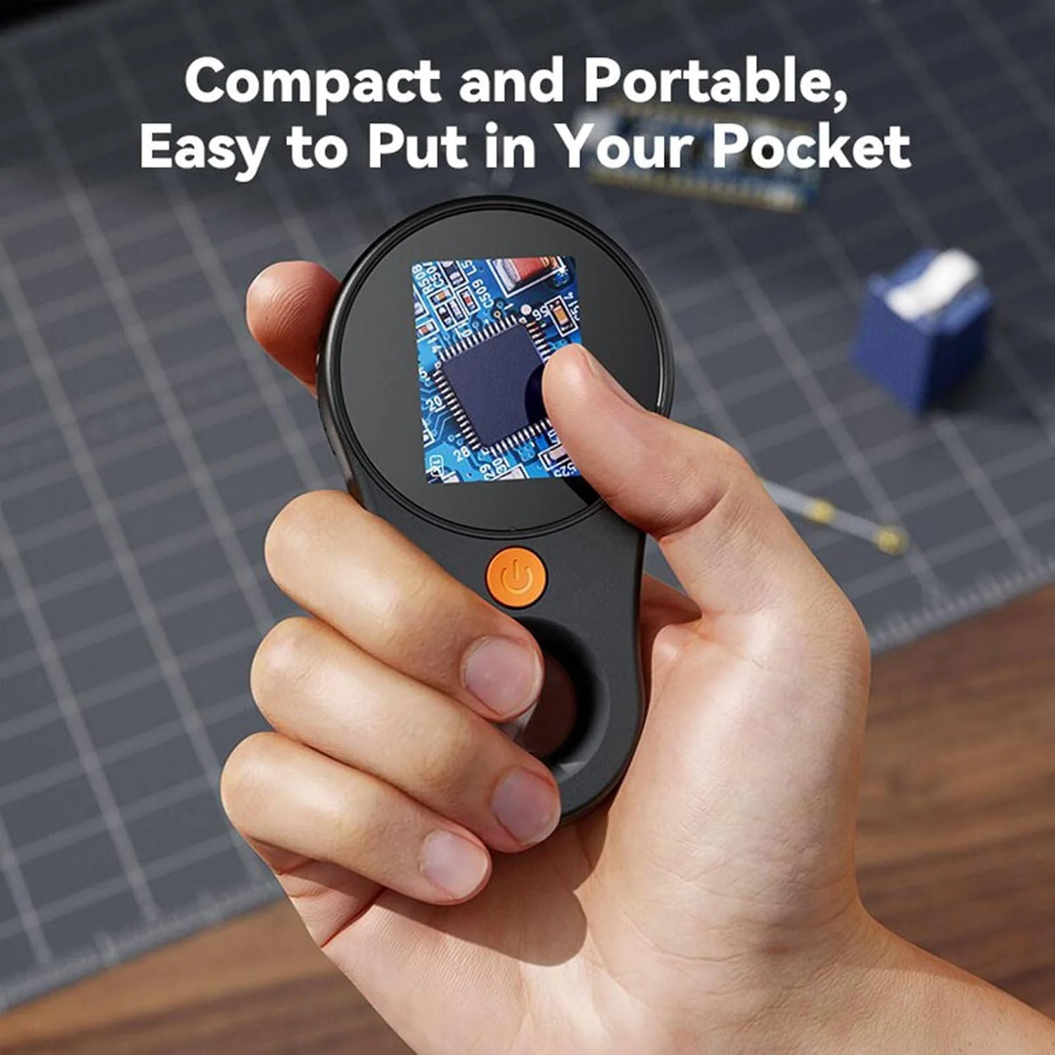Handheld Portable Microscope Coin & Jewelry Magnifier 500X - Image 4