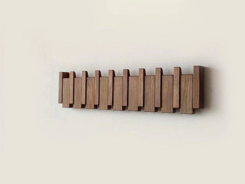 Handmade Wooden Coat Rack - Image 2