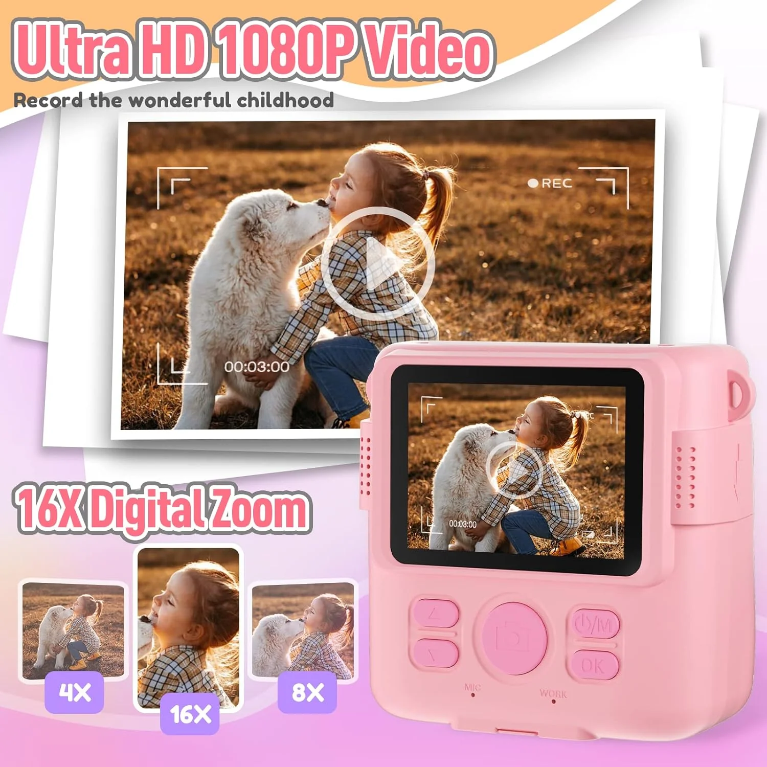 Digital Instant Print Portable Camera For Kids - Image 6