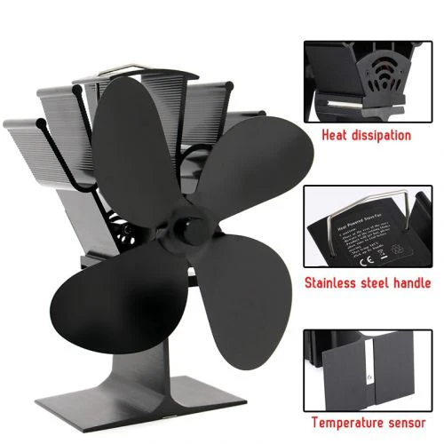 Heat Powered Fireplace Fan - Heat Your Home More Efficiently! - Image 2
