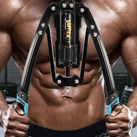 Heavy Duty Hydraulic Chest Arm Resistance Exerciser Workout Tool - Image 6