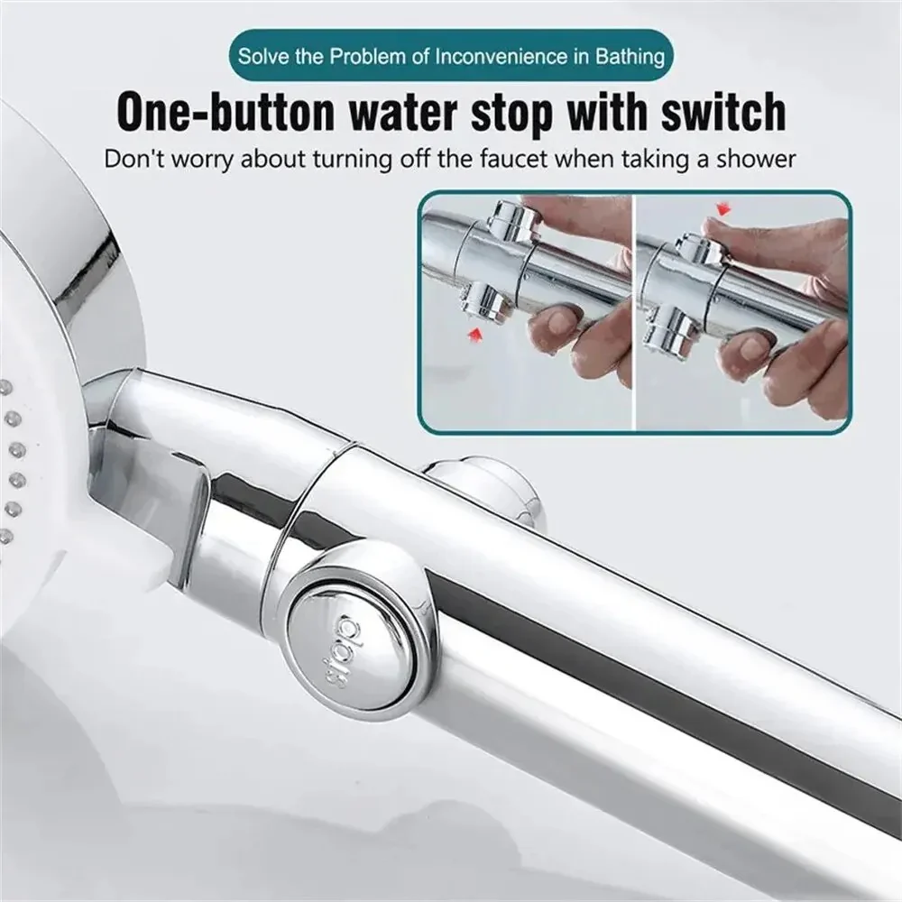 High Pressure Shower Head With Hose - Image 7