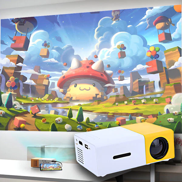 High-Quality HD Mini Home Cinema Projector - Image 3