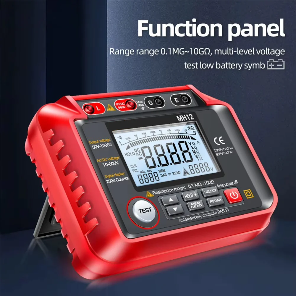 High Resistance Meter Voltage Tester Megohmmeter Tool - Image 2