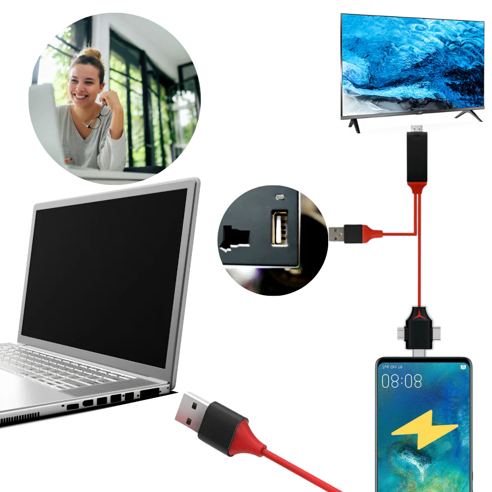 HMDI Adapter Cable for Phones and Tablets - Image 4