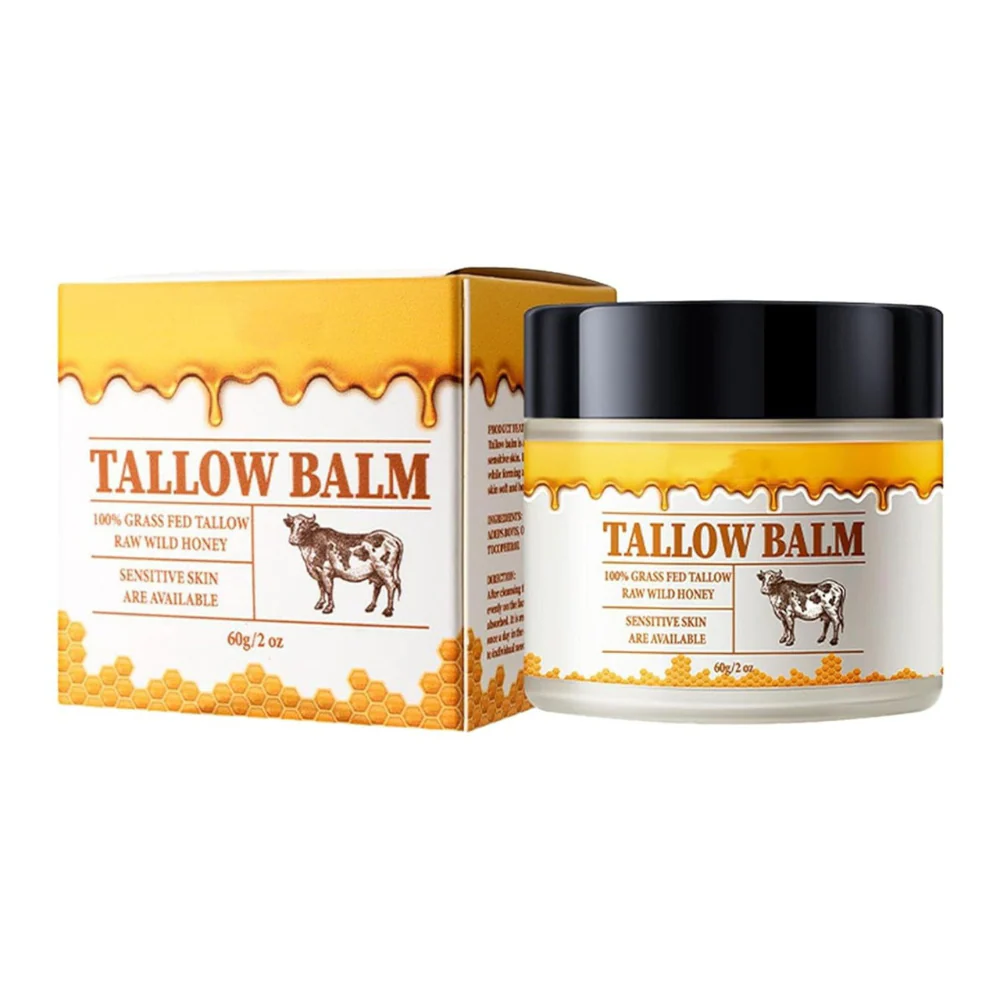 Hydrating Beef Tallow Honey Moisturizer Face & Body Balm - Image 5