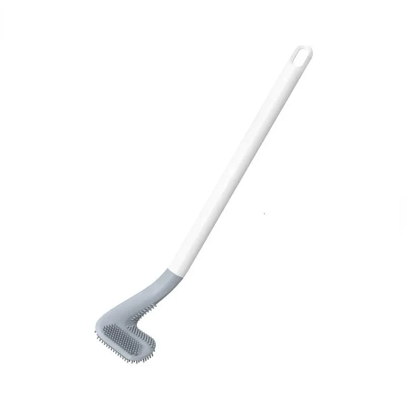 Hygienic Silicone Toilet Brush With Wall Mount - Image 3