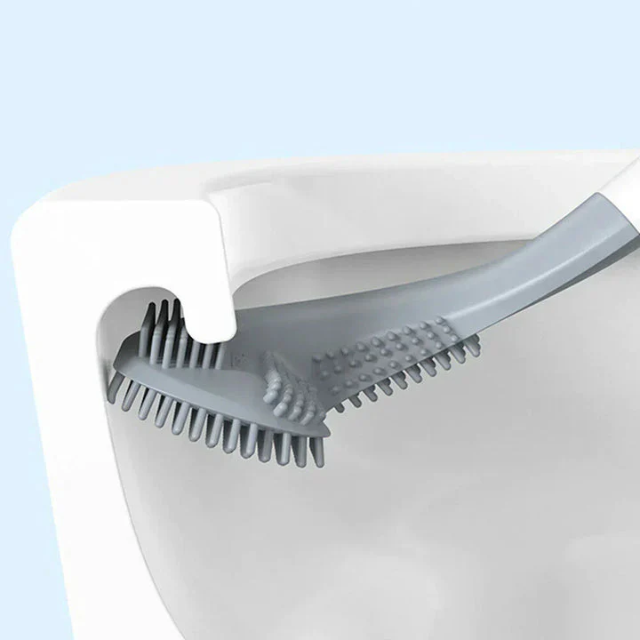 Hygienic Silicone Toilet Brush With Wall Mount - Image 9