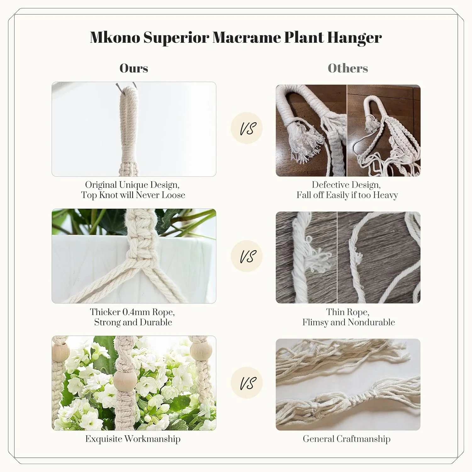 Indoor Hanging Planter Pot - Image 9