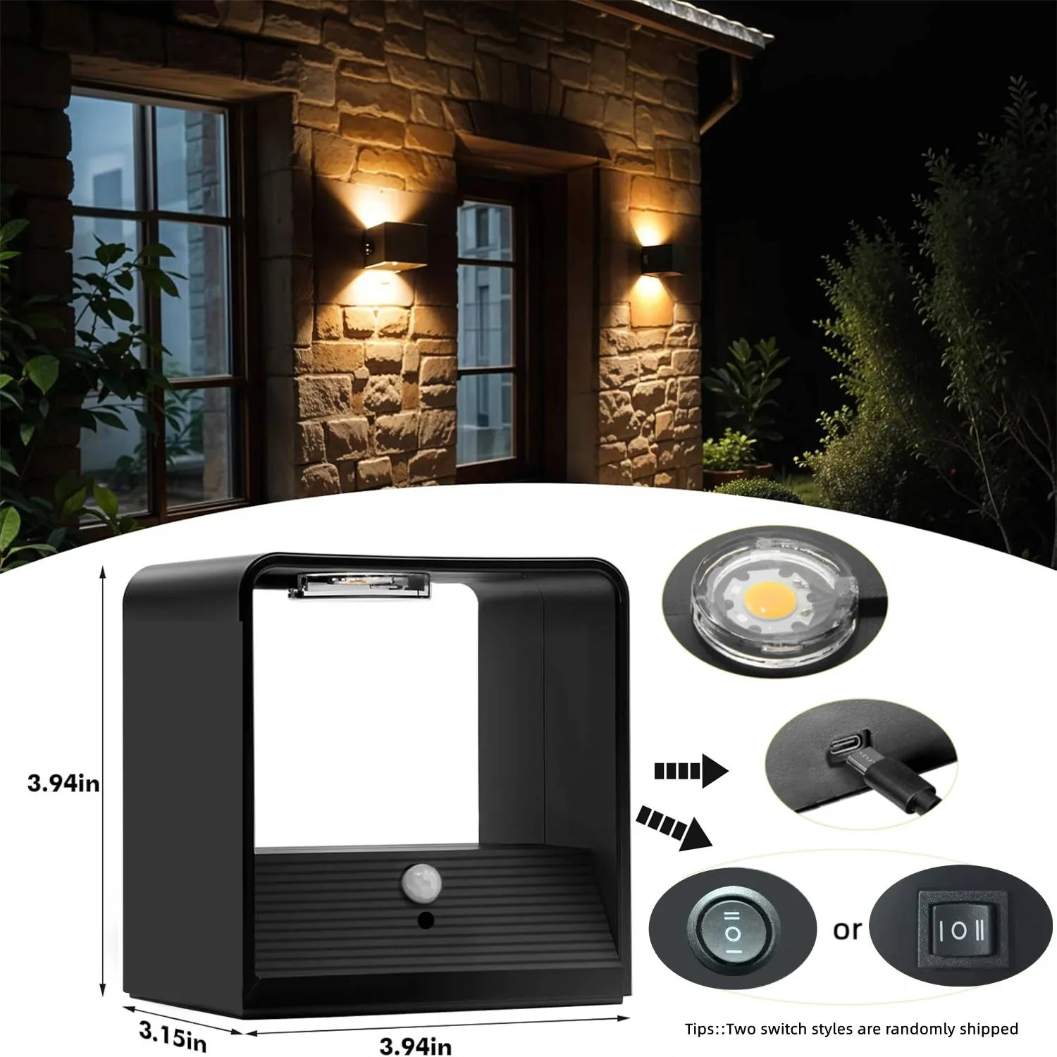Indoor Wall Light with Motion Sensor & Remote Control - Image 6