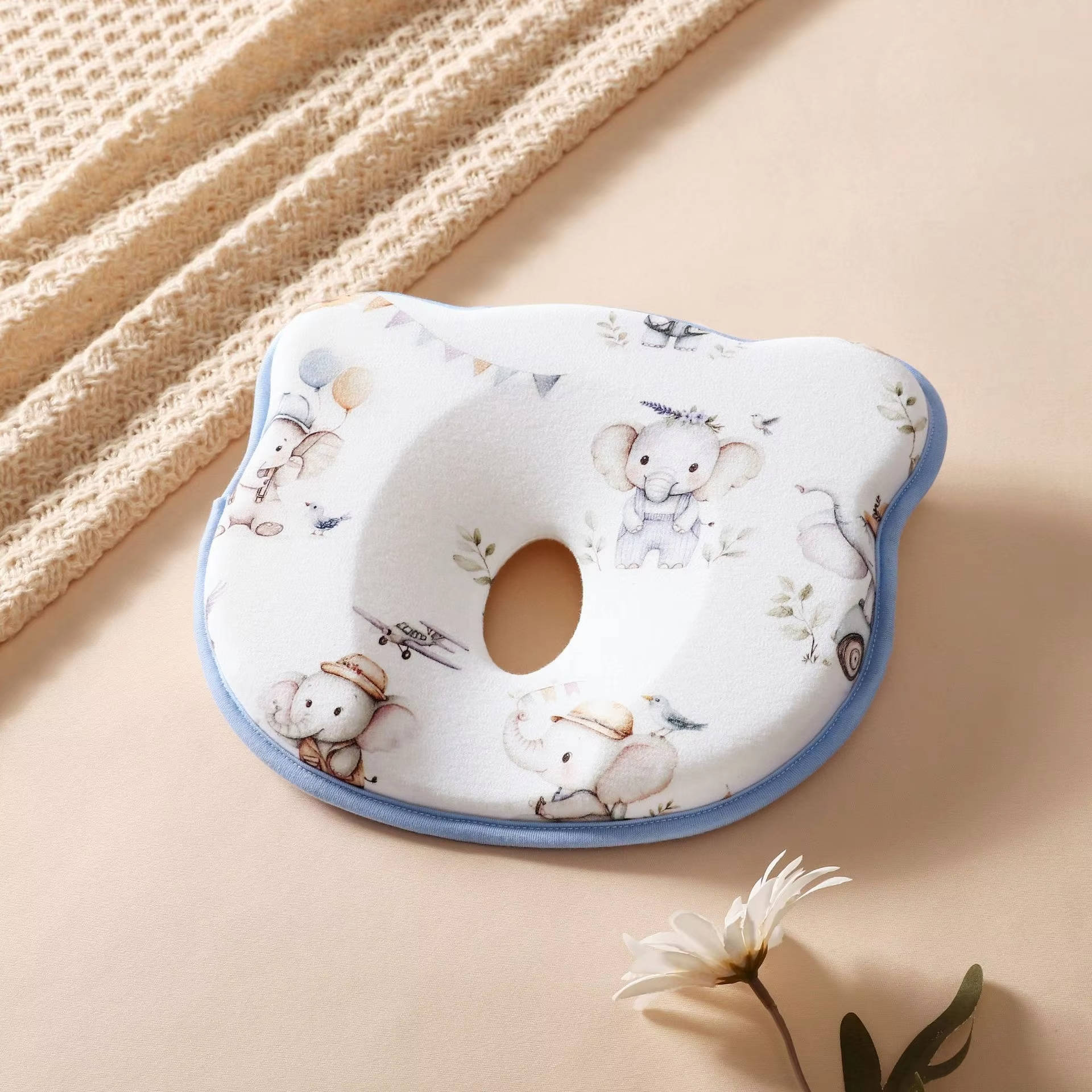 Infant Pillow Prevents Flat Head - Anti-Deviation Sweat-Absorbent - Image 3