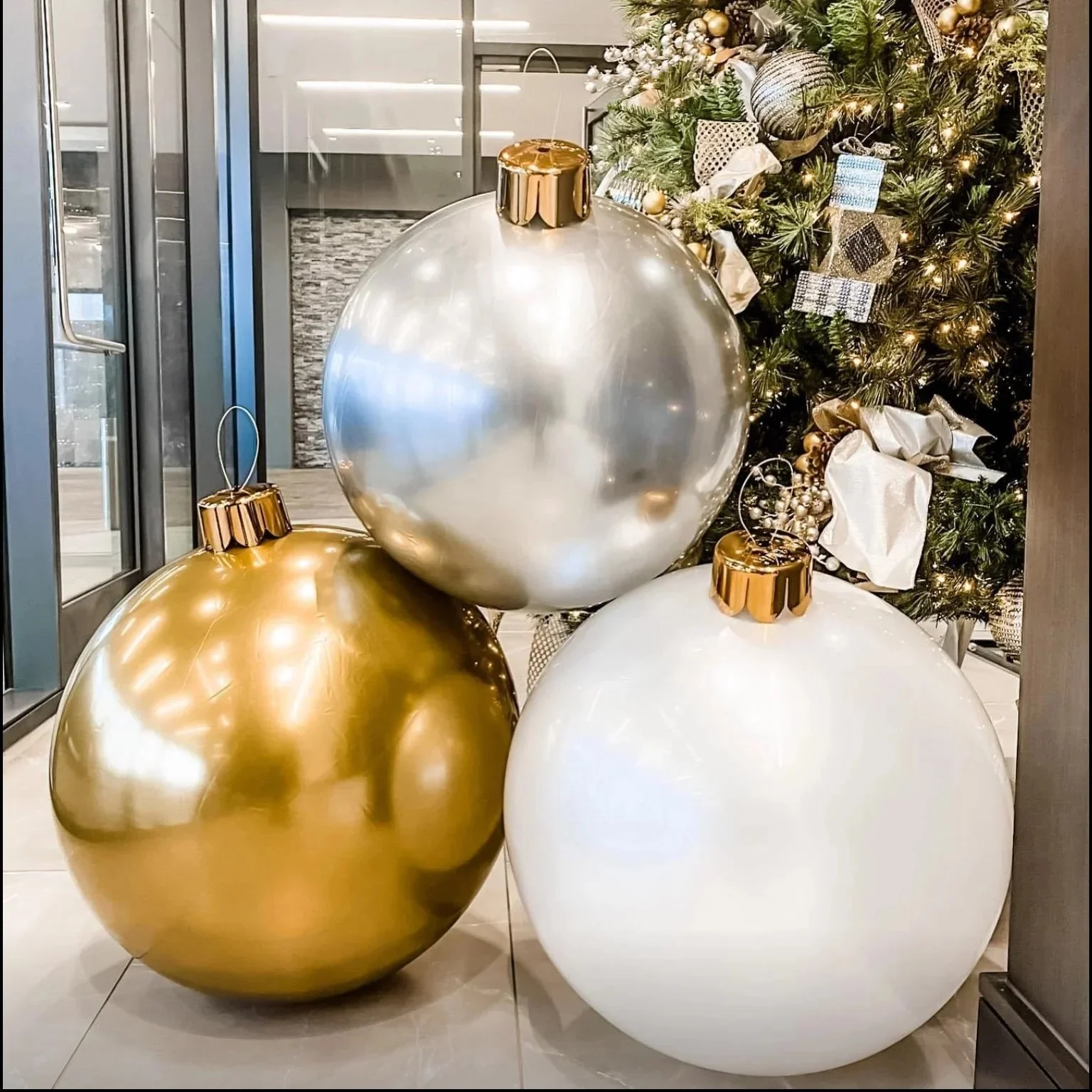 Inflatable Holiday Ball Decoration - Image 2