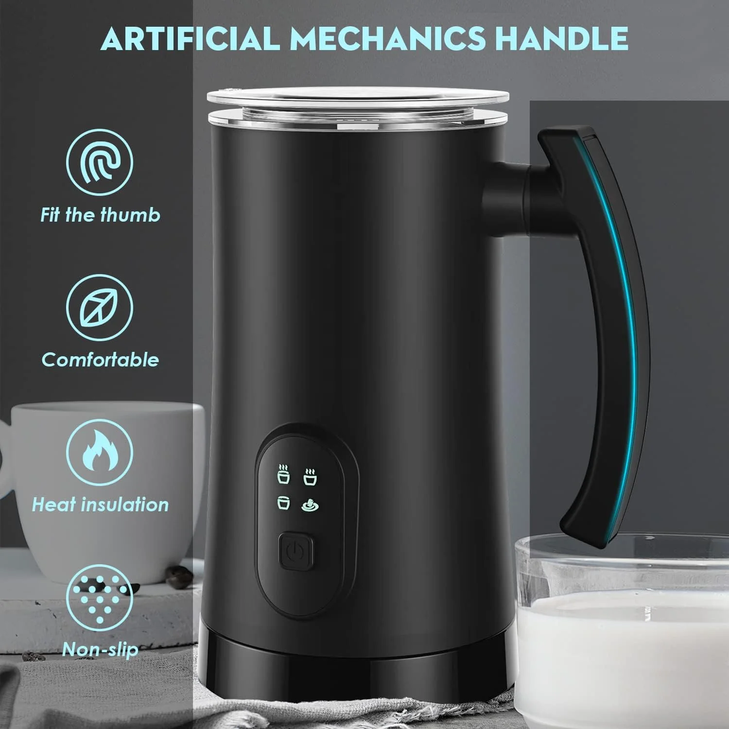 Instant Electric Pot Milk Frother Steamer - Image 2