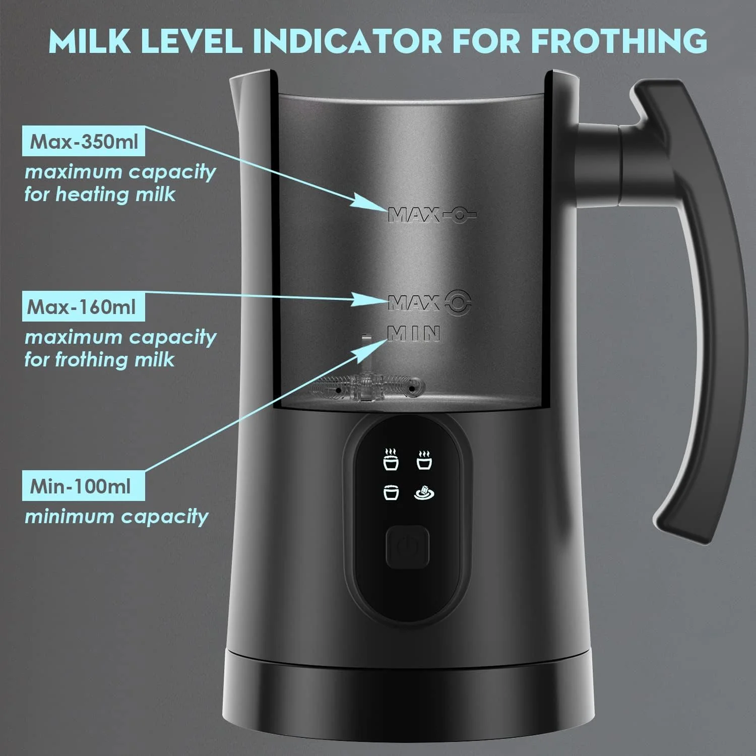 Instant Electric Pot Milk Frother Steamer - Image 3