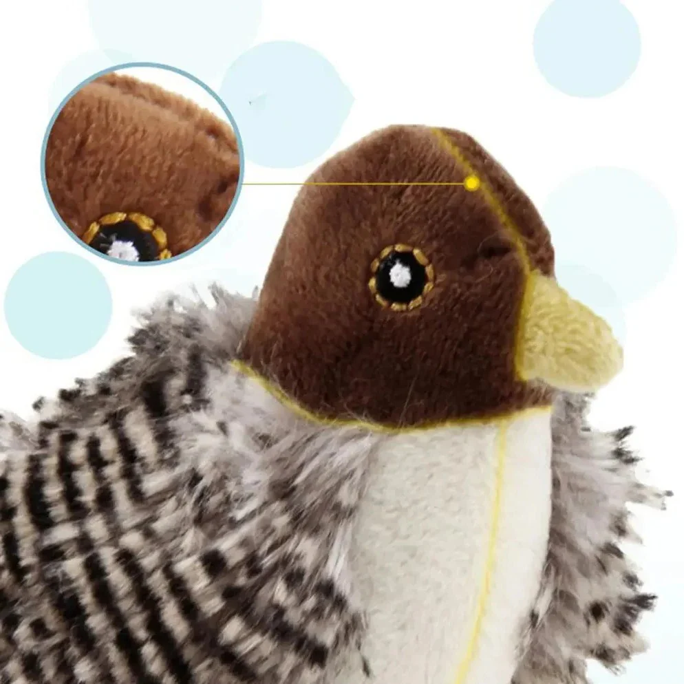 Interactive Sound Bird Cat Toy - Flapping Feather Fun for Indoor Cats - Image 2