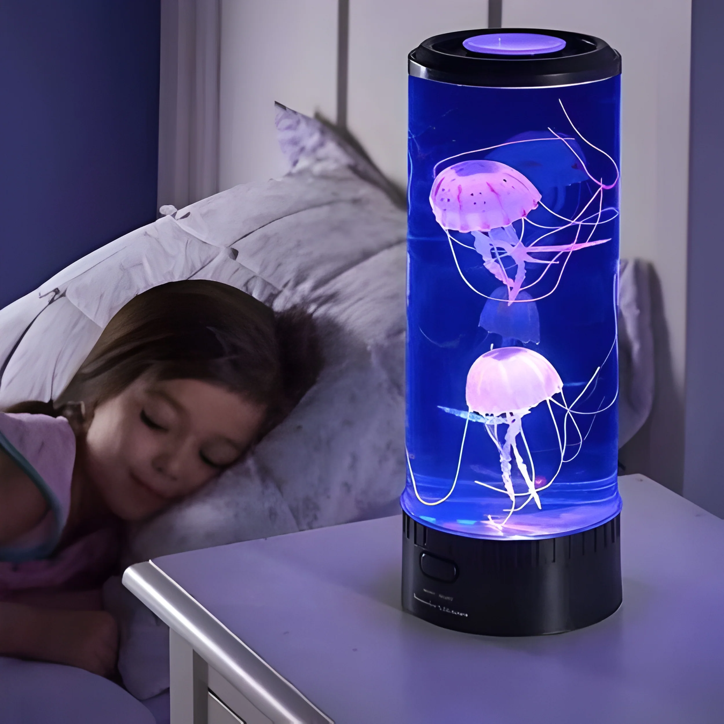 Jellyfish lamp with a soothing, ocean-inspired atmosphere - Image 4