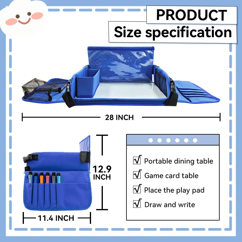 Kids Travel Car Seat Tray - Image 3