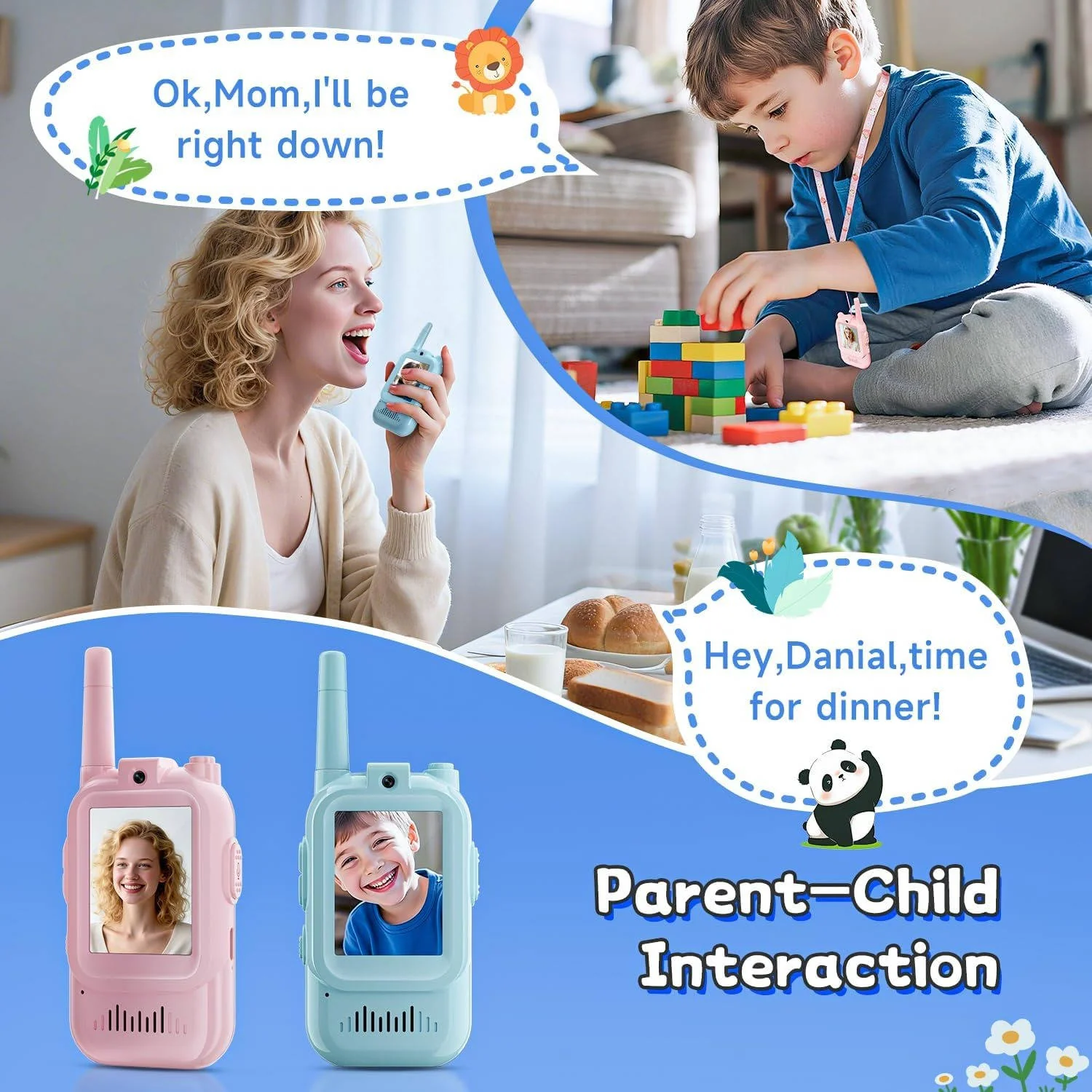 Kids Walkie Talkies Video Voice & Chat 2 Set - Image 3