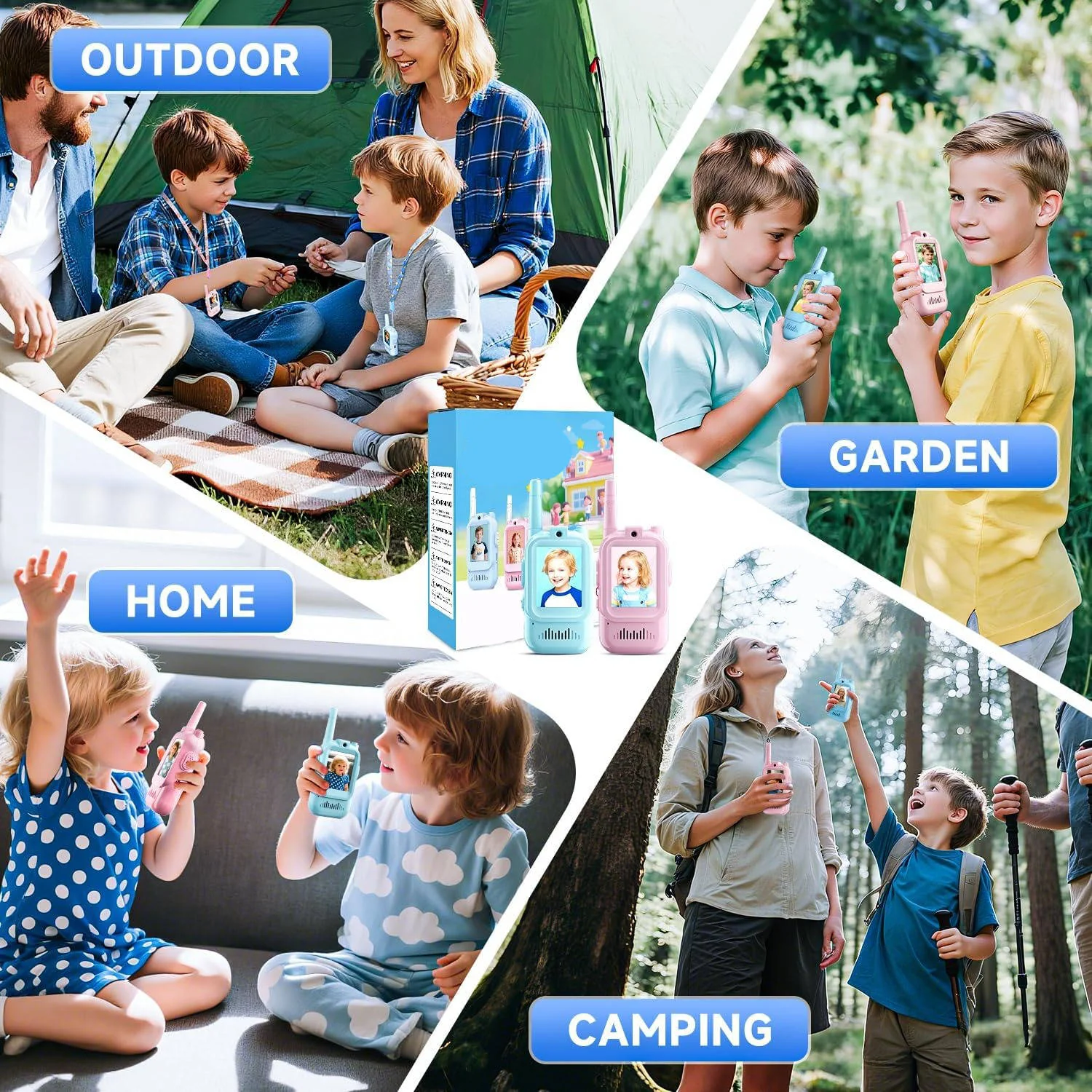 Kids Walkie Talkies Video Voice & Chat 2 Set - Image 7