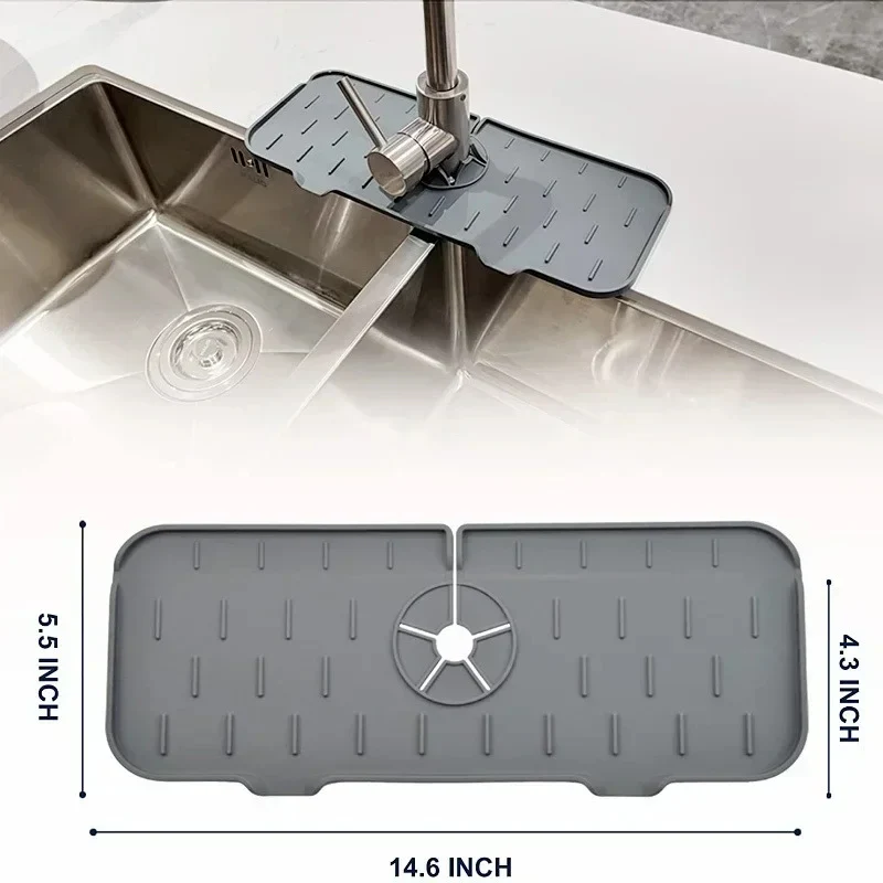 Kitchen Silicone Sink Splash Protector - Image 5