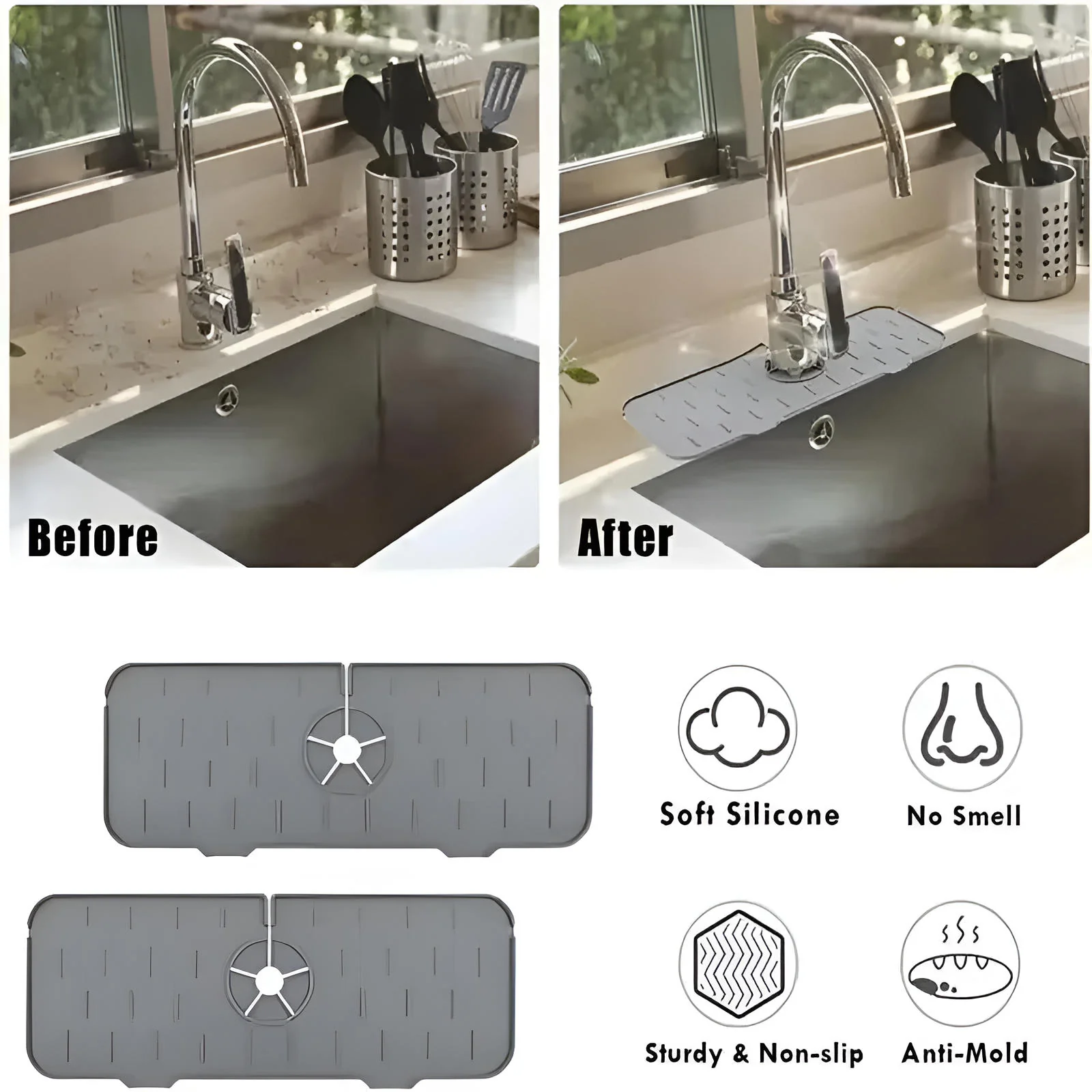 Kitchen Sink Faucetsplash Guard - Image 6